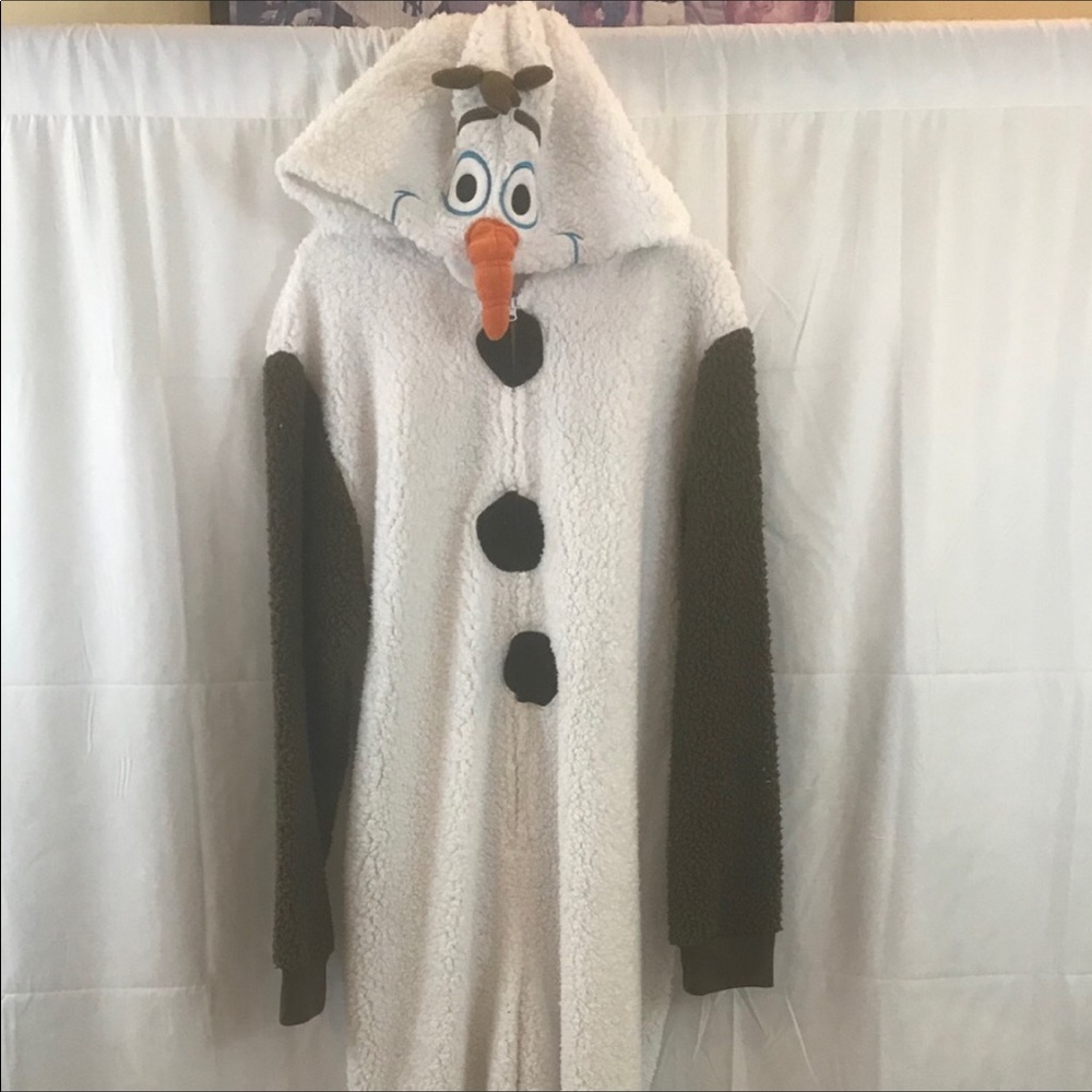 ❄️ Disney Adult Frozen Olaf Costume/Pajama 2XL